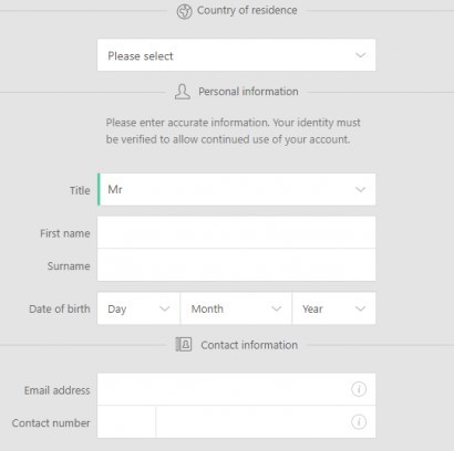 Registrace Bet365