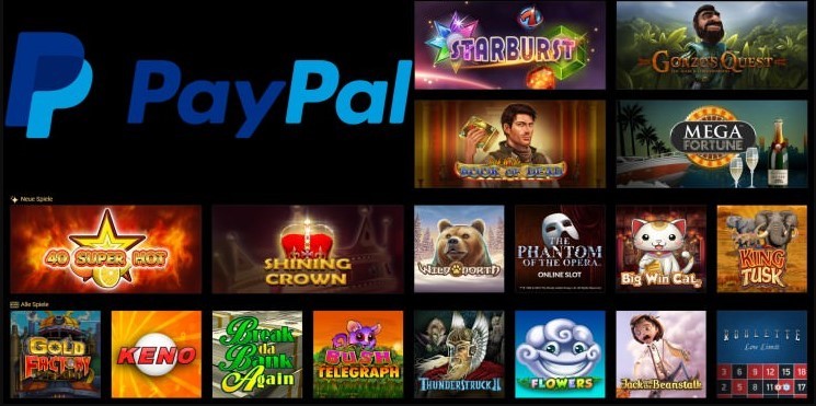 Online kasiinod, mis kasutavad Paypali